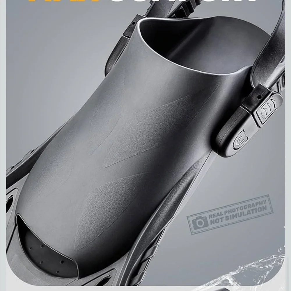 CAPAS Black Snorkeling Fins